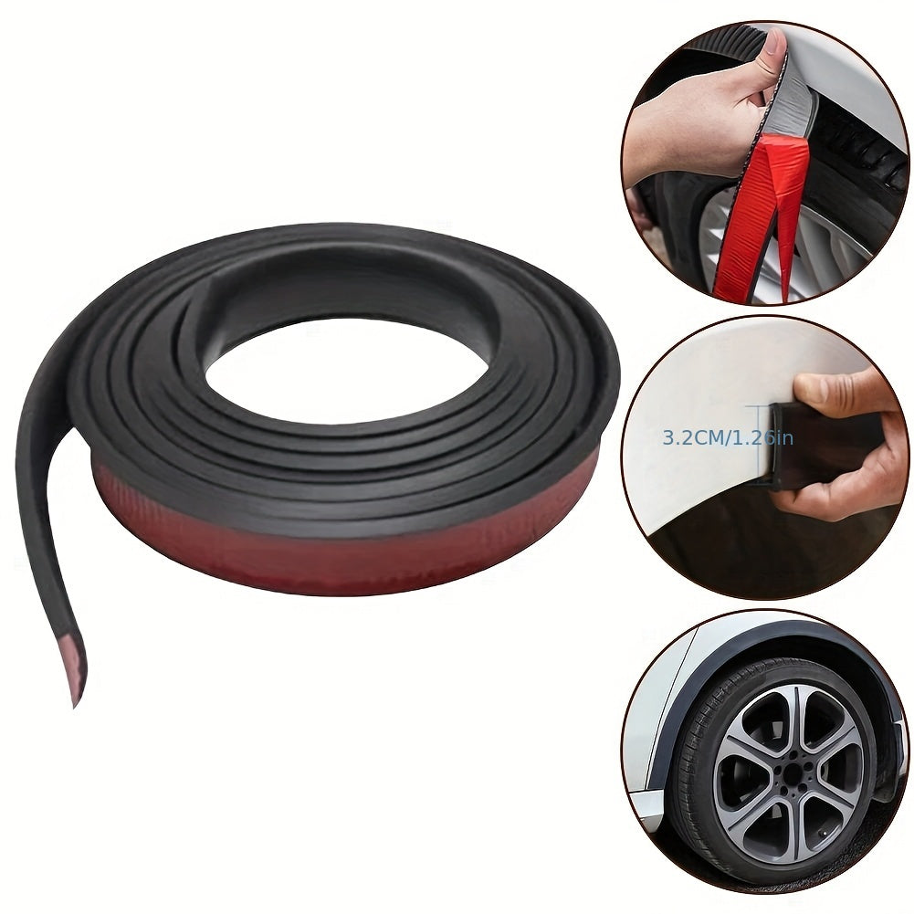 Universal Matte PVC Wheel Arch Guard Plate Set for Front Fender Protection