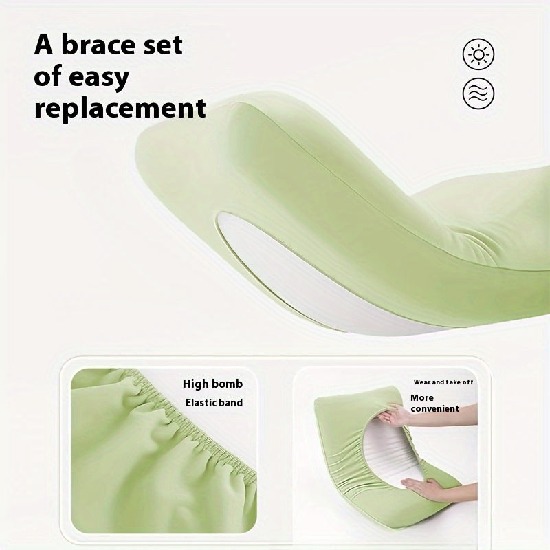 Set of Two Disposable Travel Pillow Covers Non-Woven Stain-Resistant Washable for Hotels Camping