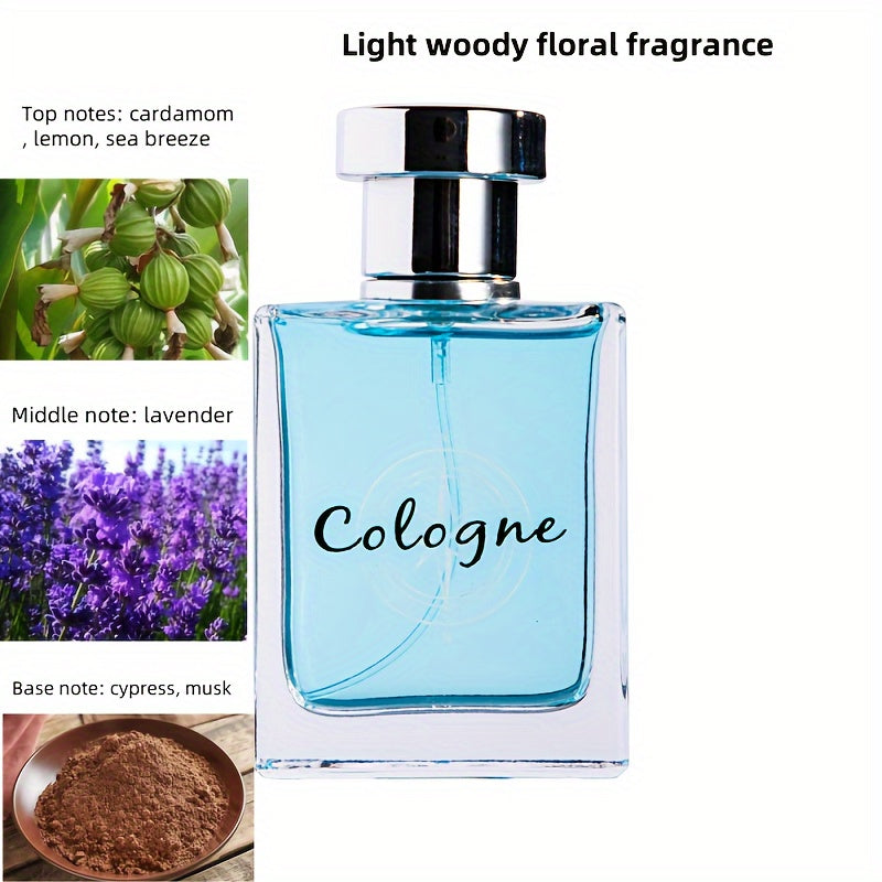 50ml Unisex Woody Floral Perfume for Parties and Dates Long-Lasting Scent