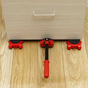 5-Piece Portable Furniture Lifter Kit with Durable Plastic and Metal Construction