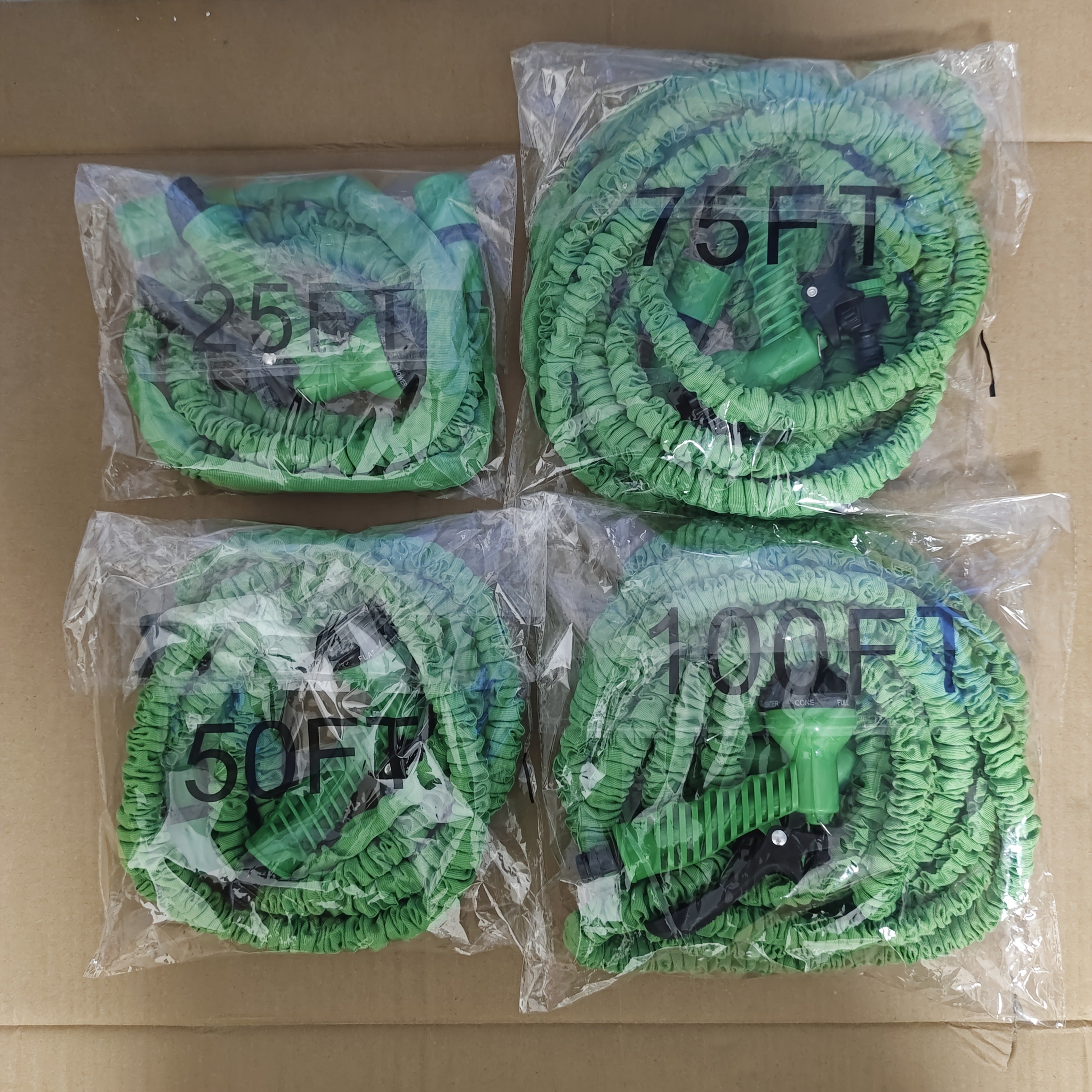 Expandable Garden Hose With Spray Gun, 7.62-30.48m, Multi-Functional Outdoor Cleaning