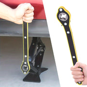 Auto Labor-Saving Ratchet Wrench with 360° Rotation, Ergonomic Handle, Black Yellow