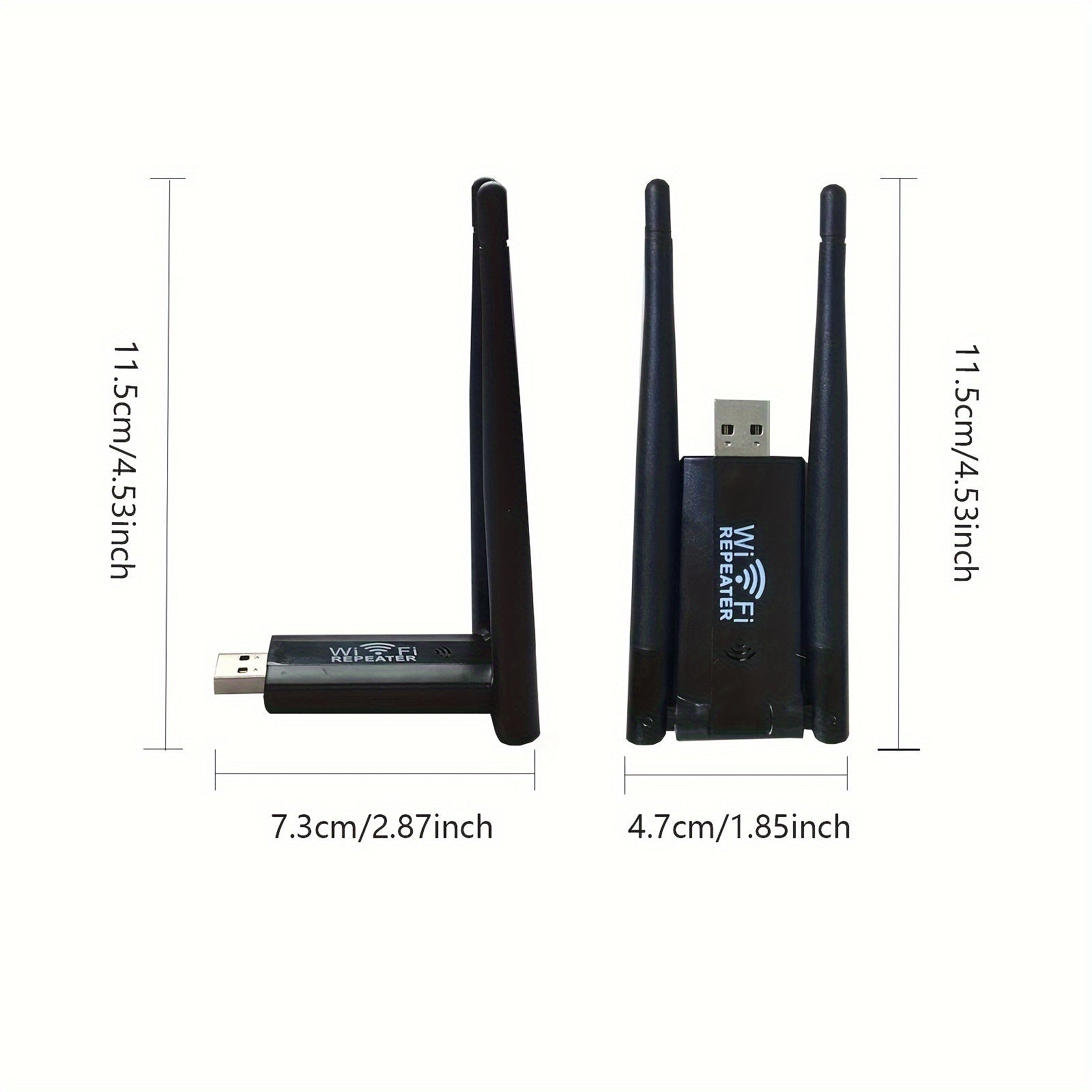 Wireless WiFi Repeater Extender 300Mbps Signal Booster for Upstairs Downstairs