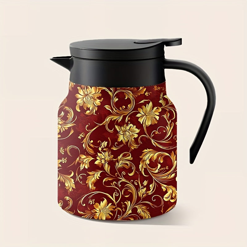 Flower Themed Stainless Steel Tea Infuser with High Capacity for White Tea