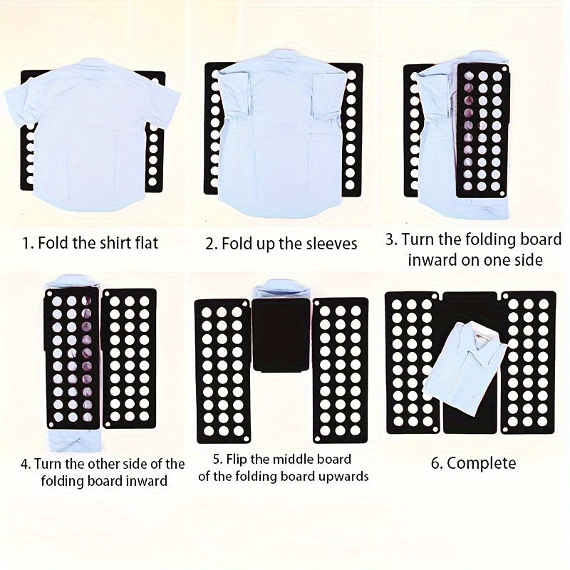 Organizador de almacenamiento de plástico para planchar y regalo, tabla de plegado de ropa extra grande