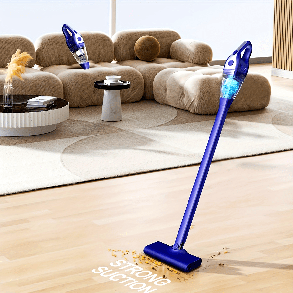 Wireless Handheld Vacuum Cleaner for Home and Car with Powerful Suction and Dusting