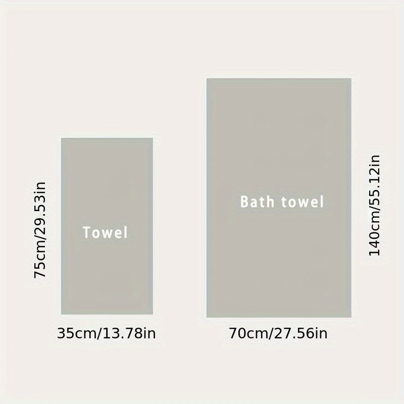 4-Piece Lace Towel Set with Floral Edges Ultra-Soft Polyester Blend Bath and Hand Towels