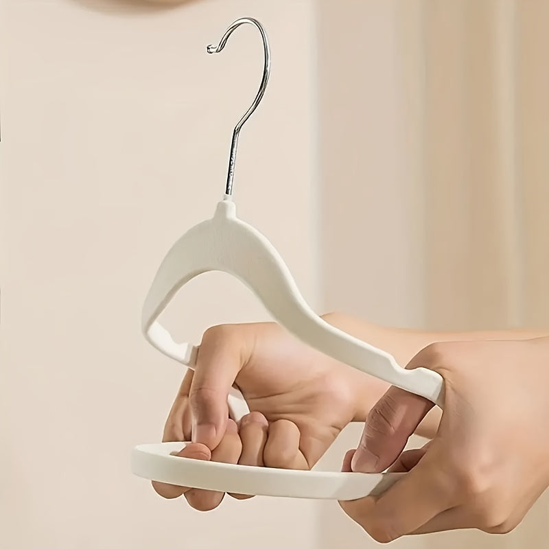 Children's Plastic Hangers Set 20-30 Pieces Notched Closet Organizer for Baby Clothes