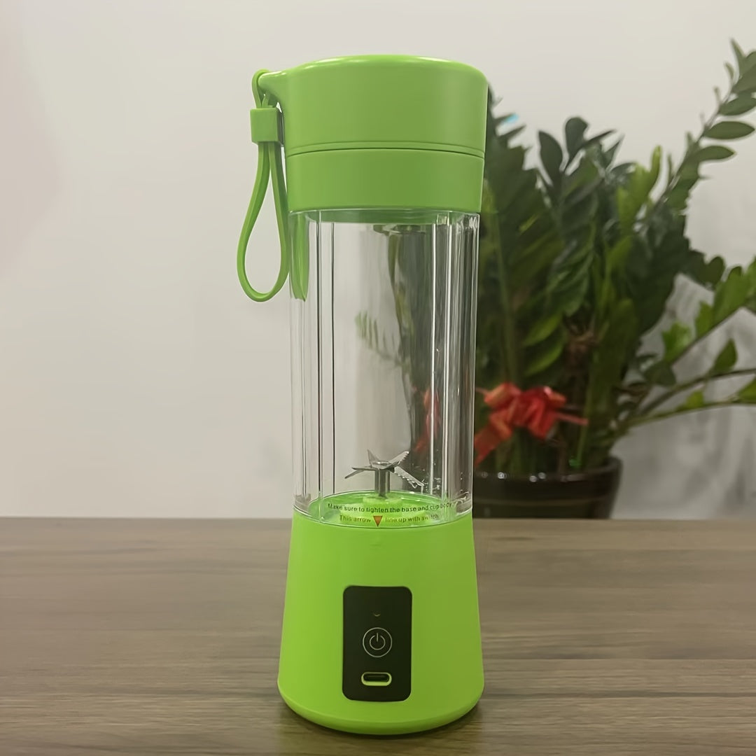 Portable Blender 380ml for Smoothies and Shakes, USB Rechargeable, 4 Colors
