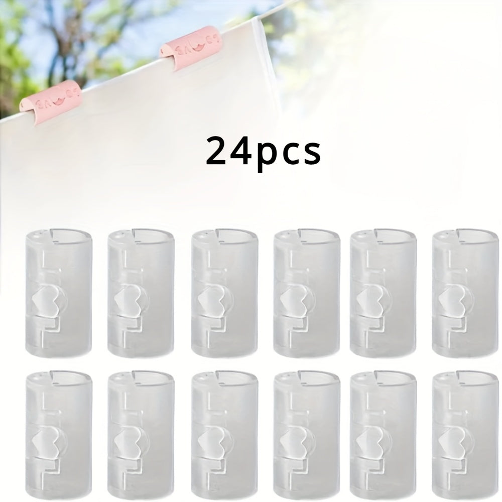 Set of 24 Reusable Bed Sheet Grippers Non-Slip Fasteners for Secure Sleep