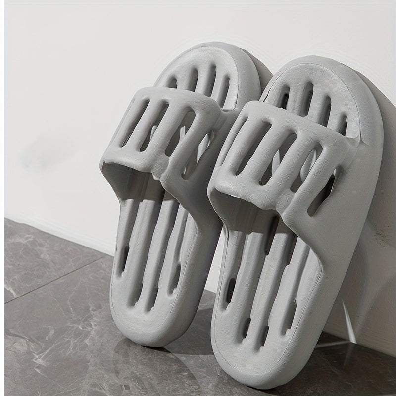 Women's EVA Slides Lightweight Slip-On Footwear Pastel Pink and White