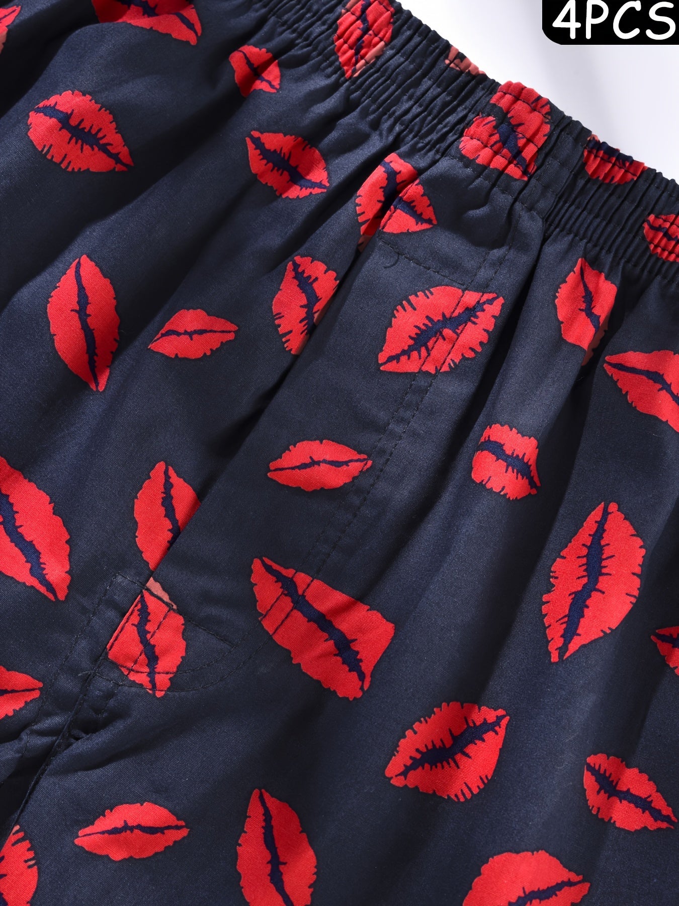 Men's Cotton Boxer Briefs 4 Pack Breathable Comfortable Casual Sports Lounge