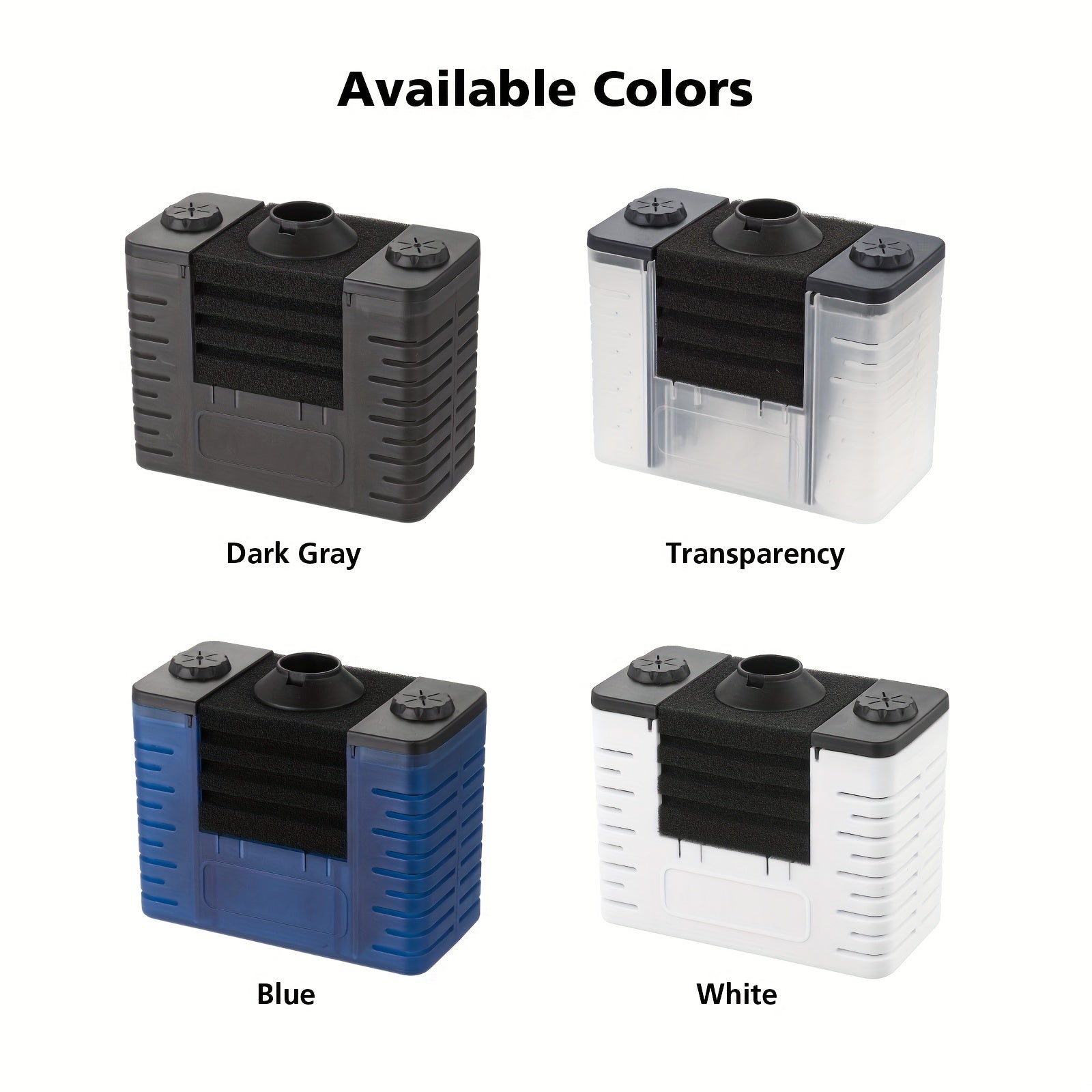 Silent Multifunctional Aquarium Water Pump with Built-in Filter for Fish Tanks