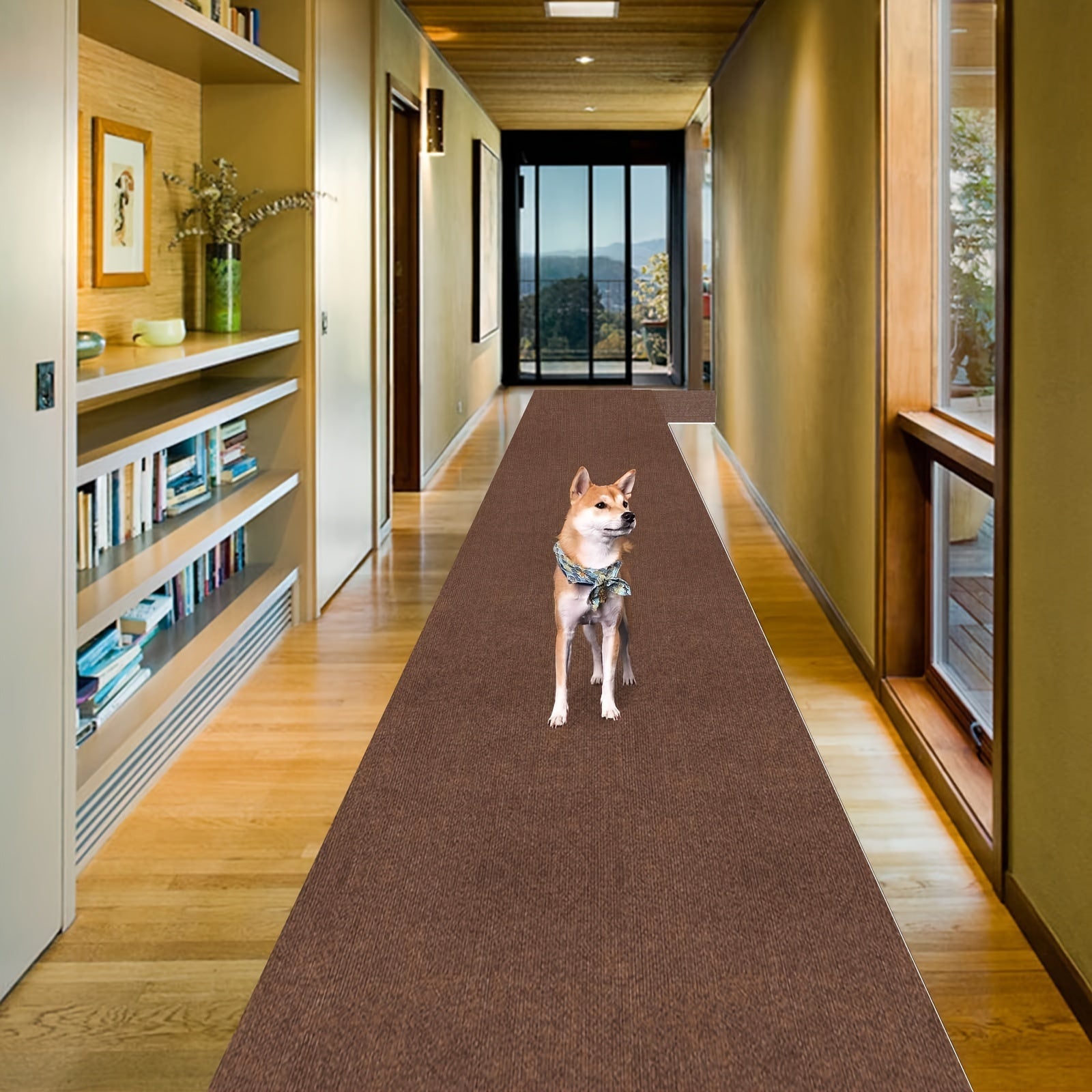 Yogʻochsiz, yuviladigan, qattiq rangli qadamlar uchun gilam, oshxona, koridor, yotoqxona uchun