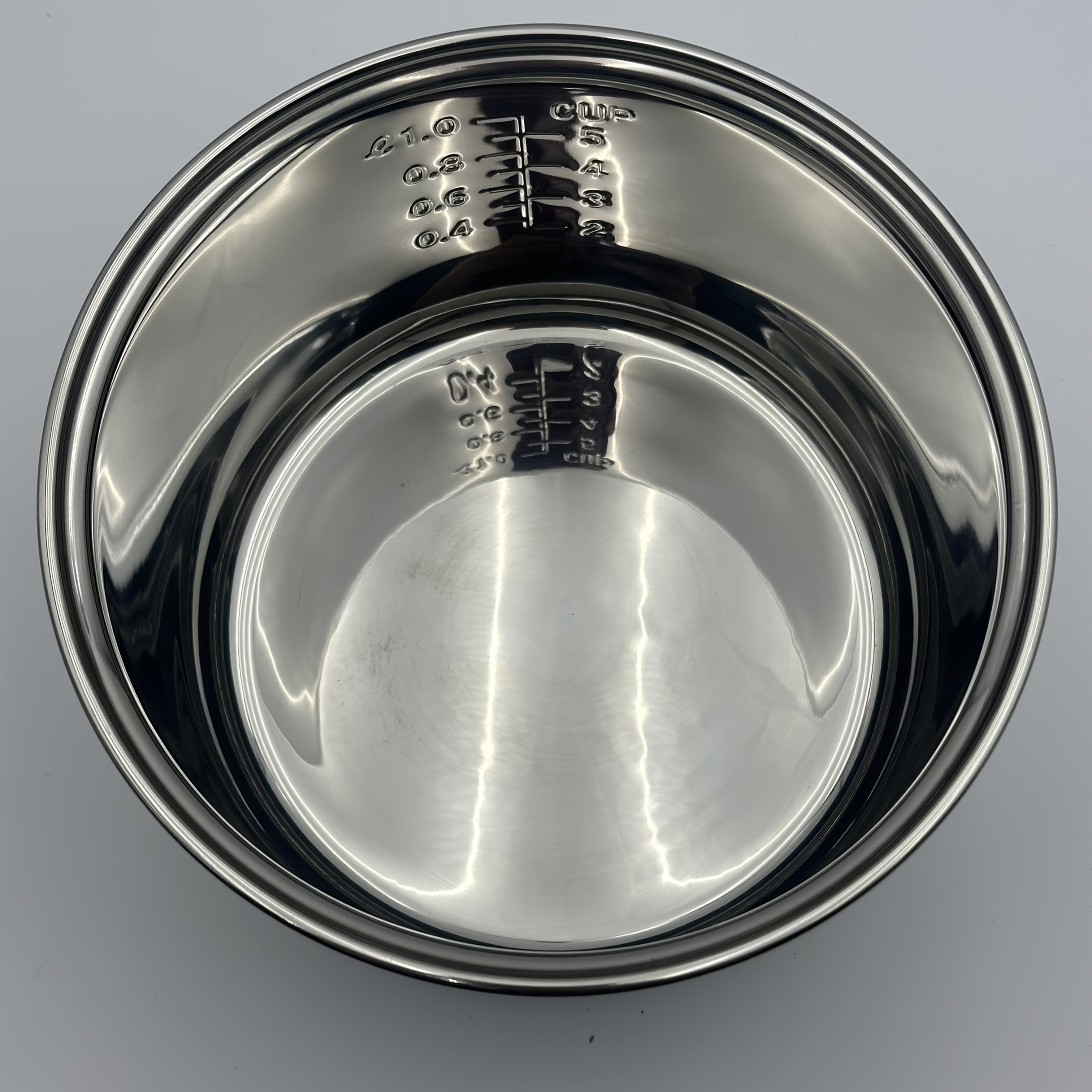 Stainless Steel Inner Pot 2L for Rice Cookers Food Safe Replacement Bowl