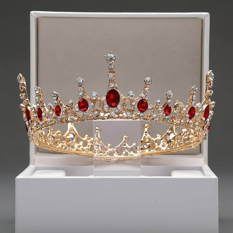 Bridal Crown with Gemstones Minimalist Wedding Hair Accessory Jewelry Headpiece