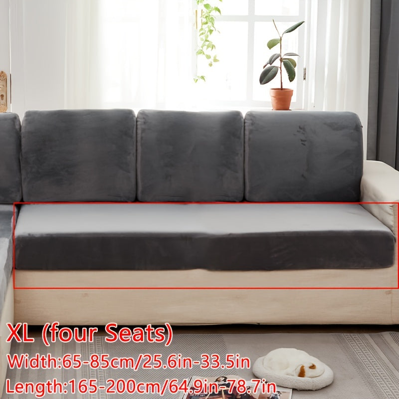 Velvet divan qoplamasi qishki iliqlik va barcha mavsumlar uchun to'liq qoplama ta'minlaydi. Cho'ziluvchan, changdan himoyalangan va elastik mato bilan tozalash oson. Orqa tayanch va yostiq qoplamasi uchun sirpanmas xususiyatlarni o'z ichiga oladi.