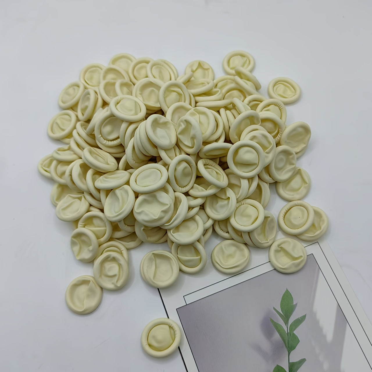 50 Premium Silicone Latex Finger Cots Powder-Free Dust-Free Anti-Static Disposable for Electronics Medical Food Handling