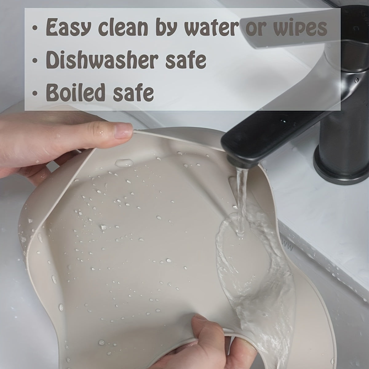 Baby Bibs for Babies and Toddlers Waterproof Soft BPA Free Adjustable Unisex