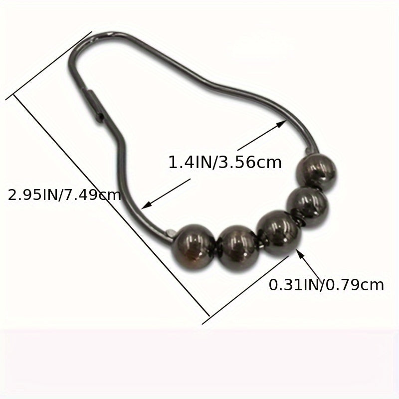 Set of 12 Novelty Stainless Steel Bathroom Hooks for Hanging Towels and Robes