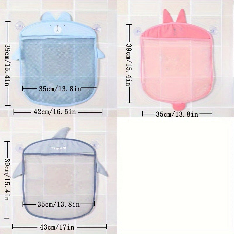 Ikki yoqimli osma savat, hammomda o'yinchoqlar va zarur buyumlarni tartibga solish uchun mukammal, amaliy va nafis dizayn bilan hammom dekorini yaxshilash.