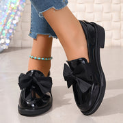Women's Bowknot Loafers Comfortable Casual Shoes for Work and Fashion
