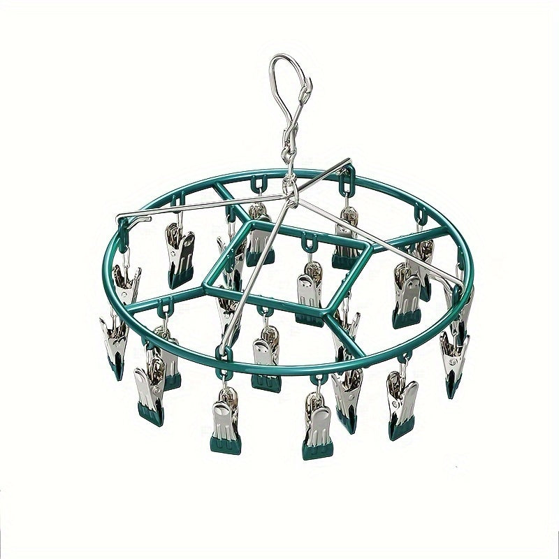 Juego de pinzas de ropa de acero inoxidable para secar calcetines, ropa interior, zapatos, multi-clip