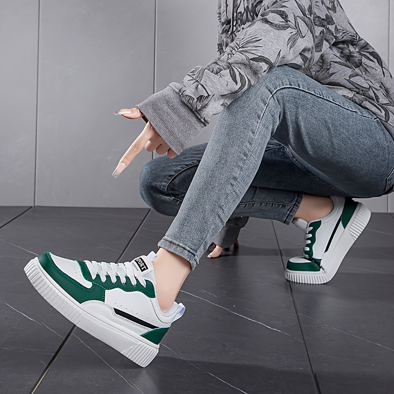 Women's Casual Sports Shoes, EVA Sole, Lace-Up, Low Top, All-Season
