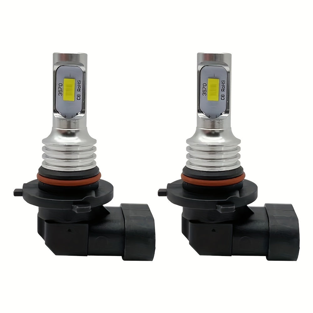 LED Car Fog Light Bulbs 2 Pack 6000K White H7 H4 H11 H8 9145 12V