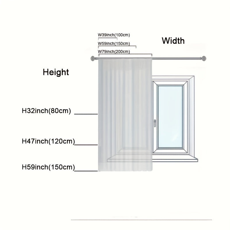 Oq gullar bilan tikilgan dantel parda, rod pocket bilan, oshxona yoki hammom uchun tulle qisqa valans. Kichik derazalar va shkaf qoplamalari uchun mukammal, bu changdan himoyalovchi yarim parda uy dekoringizga nafislik qo'shadi.