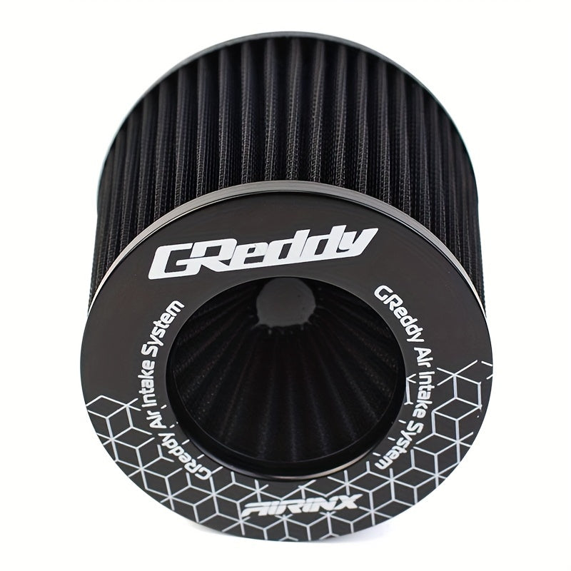 Universal 3 Inch High Flow Cone Air Filter Black Red Blue Tapered Racing