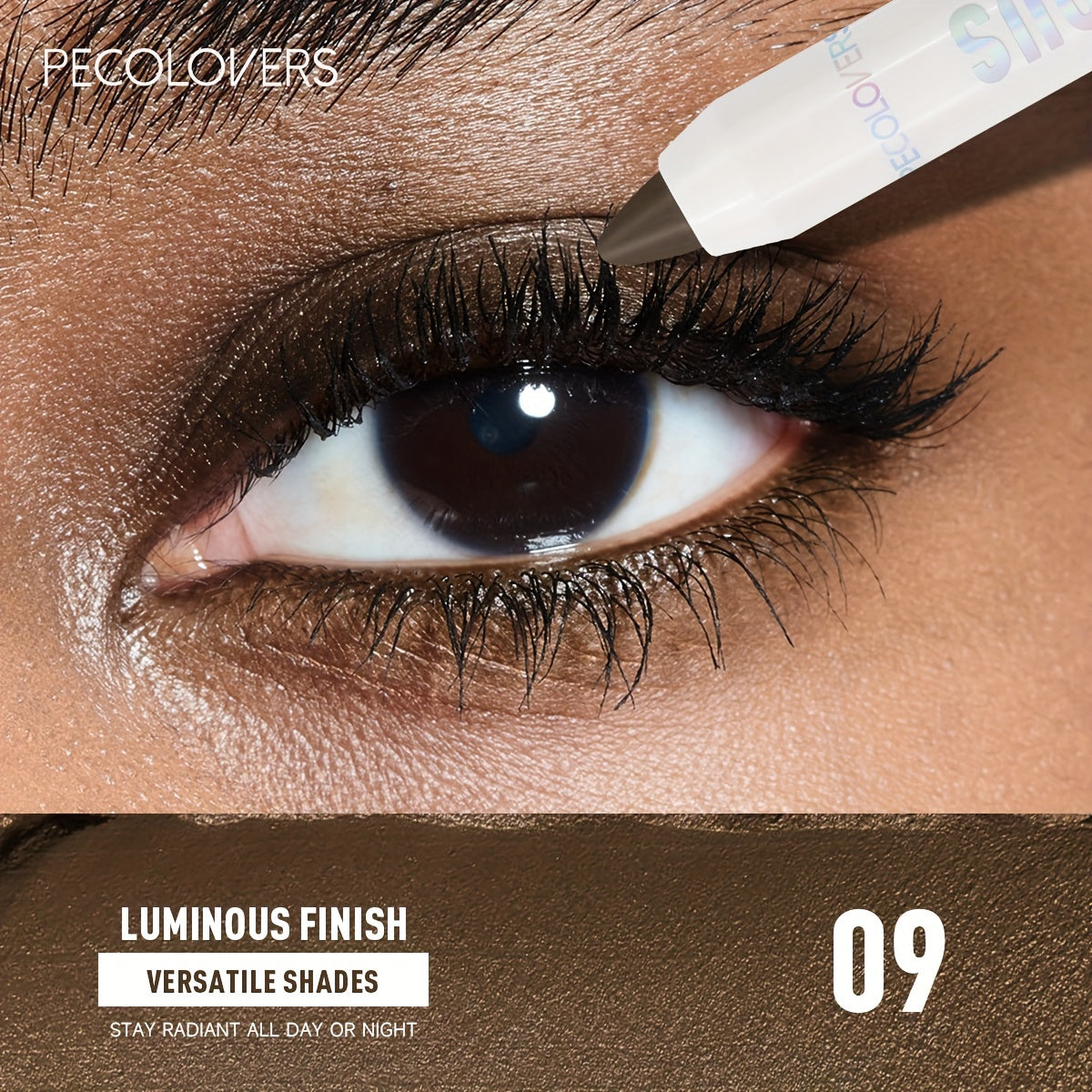 Women Brown Eyeshadow Stick Cream Texture Waterproof Long Lasting