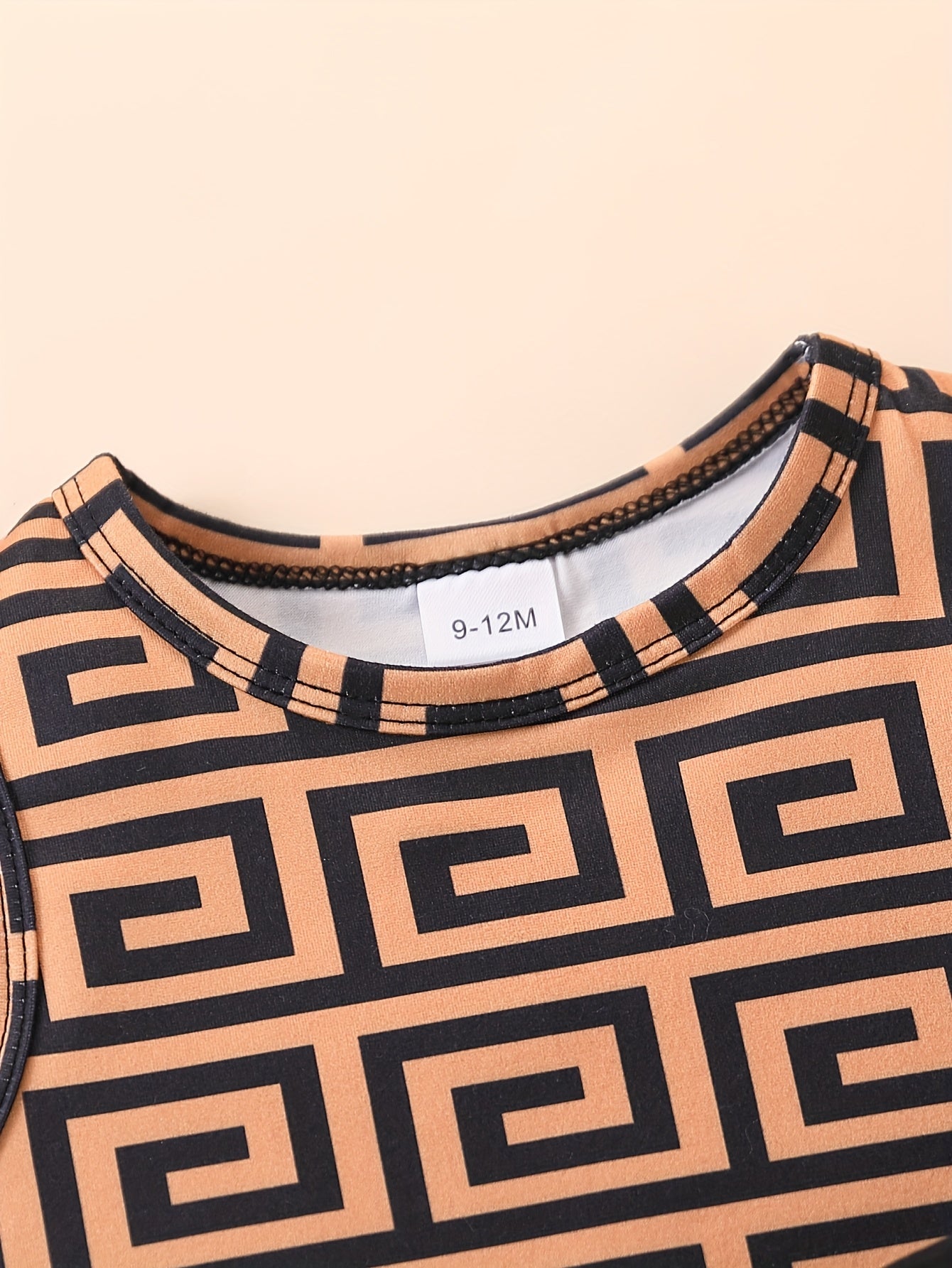 Yigitlar yozgi to'plami 4-chiqishli geometrik bosma kundalik bolalar kiyimlari 0-3 yosh