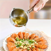 Stainless Steel Oil Dispenser with Spout for Butter Chocolate and Cheese Kitchen Essential