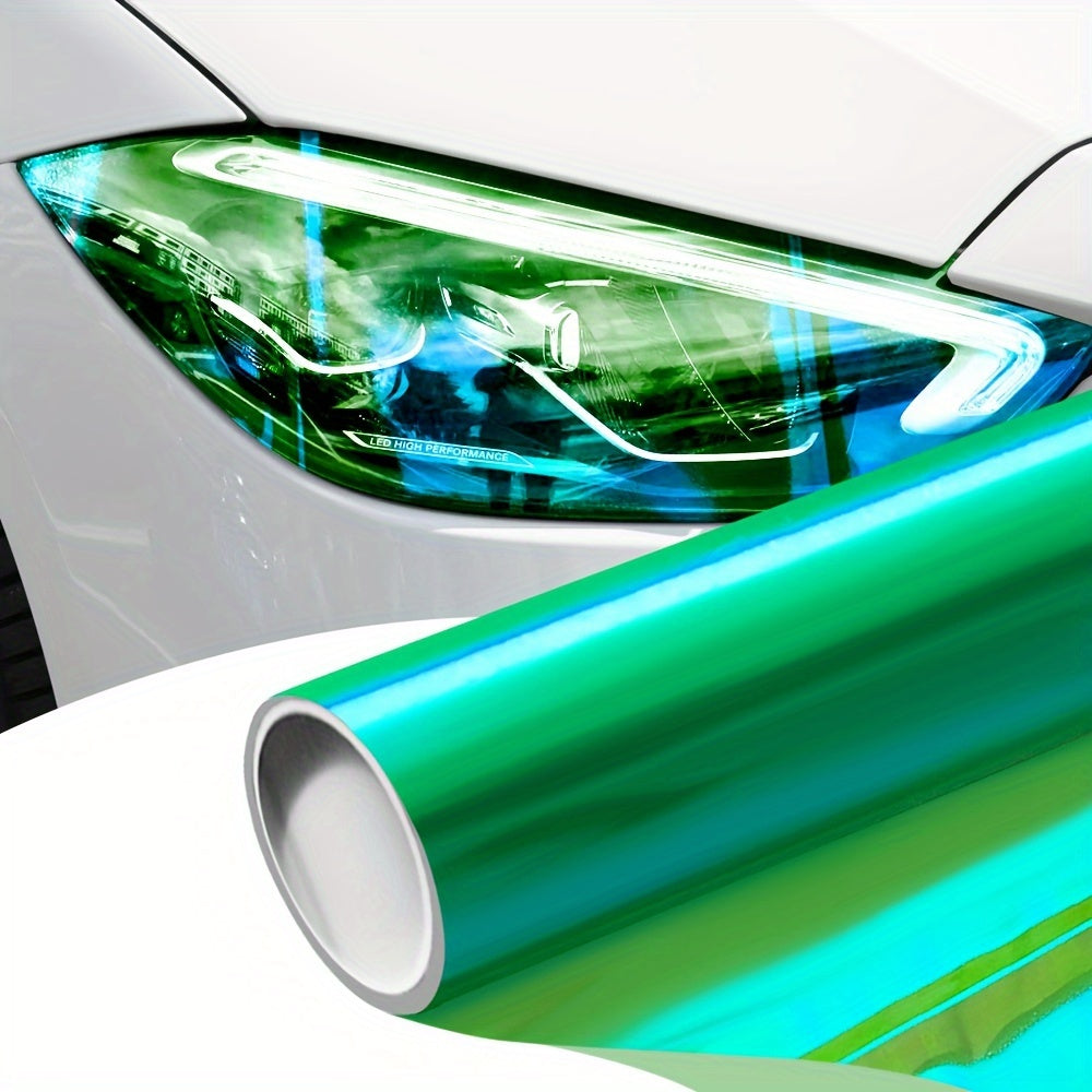 Car Motorcycle Laser Chameleon Light Film 30x60cm Color Change Vinyl Sticker