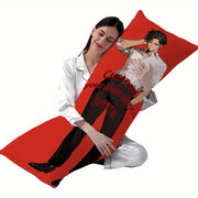Personalized Anime Body Pillow Cover Custom Photo Long Plush Throw Pillow 50.8x137.2 cm