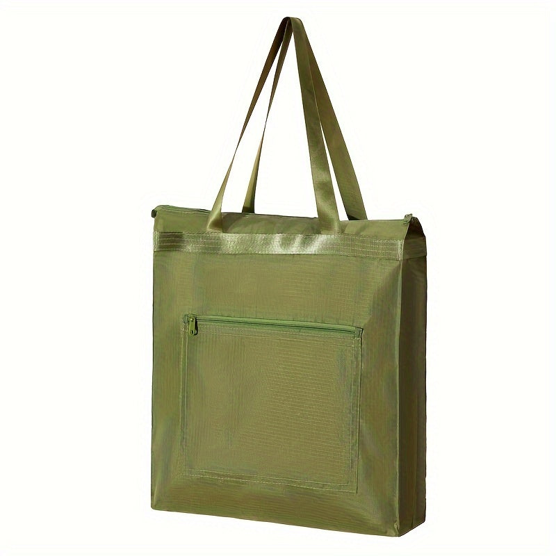 Foldable Waterproof Oxford Shopping Bag for Groceries and Travel