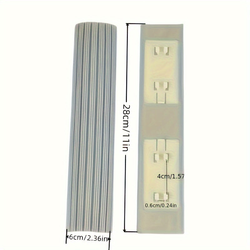 Two Super Absorbent Sponge Mop Heads for Wet and Dry Cleaning, Suitable for Kitchen Bathroom Tile Hardwood Floors