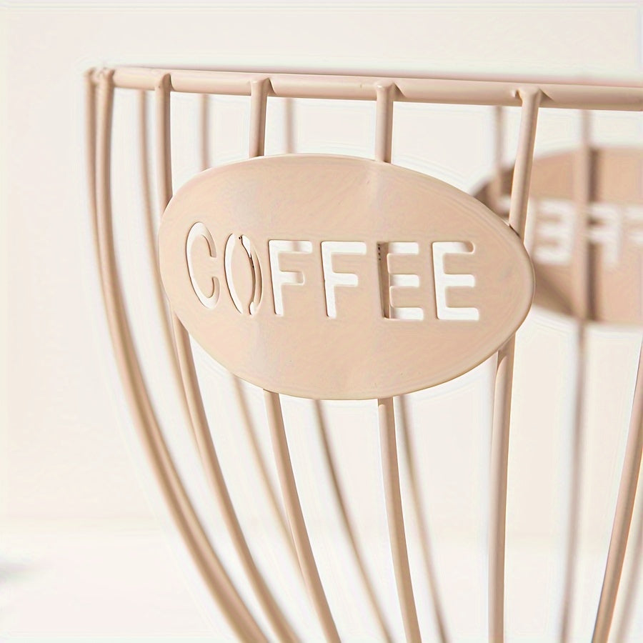 Stylish Wall Shelf for Coffee Capsules Snacks Candies Kitchen Countertop
