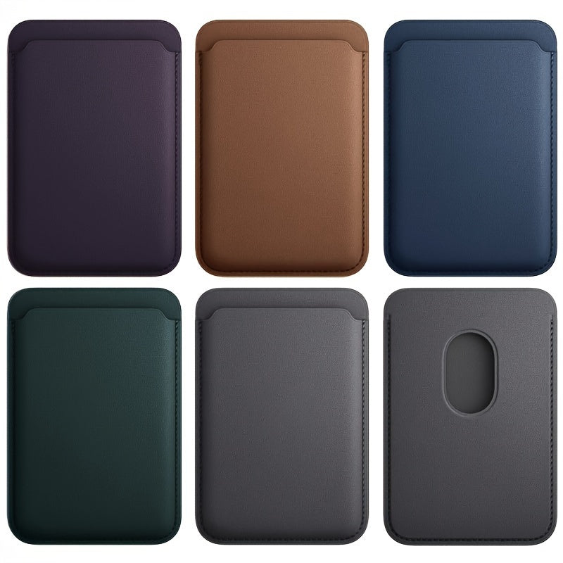 Magnetic Phone Wallet with Card Holder for iPhone 12-16 Pro Max TPU Shell Accessory