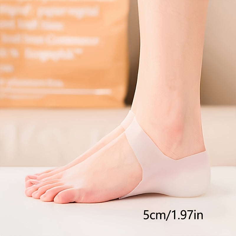 Invisible Silicone Height Increasing Insoles Half Pads for Men and Women