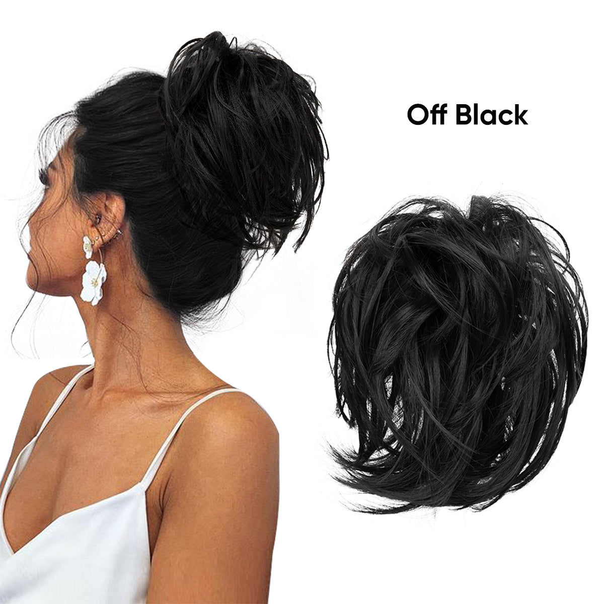 Women's Fluffy Curly Wig Hair Ring Elastic Rubber Band Hair Accessory