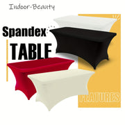 Stretch Spandex Tablecloth for Weddings Parties and Events Durable Polyester Blend Mixed Color