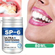 Polvo blanqueador para dientes para adultos 80ml sabor menta limpieza profunda