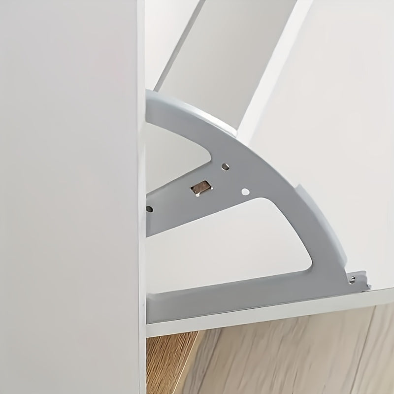 Stainless Steel Under Bed Shoe Rack 3 Tiers Space-Saving Metal Organizer