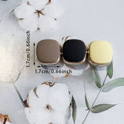 Square Resin Magnetic Buttons Set of 6 for Scarves and Shawls Middle Eastern Style