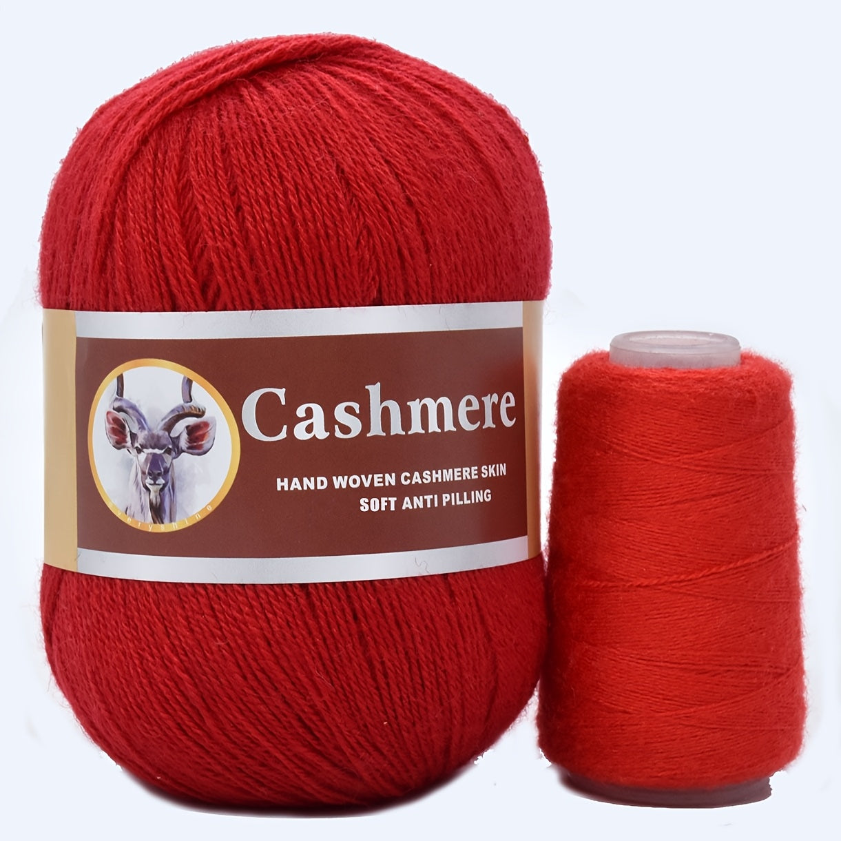 Hand-Woven Cashmere Blend Crochet Yarn 70 Cashmere 320m Assorted Colors