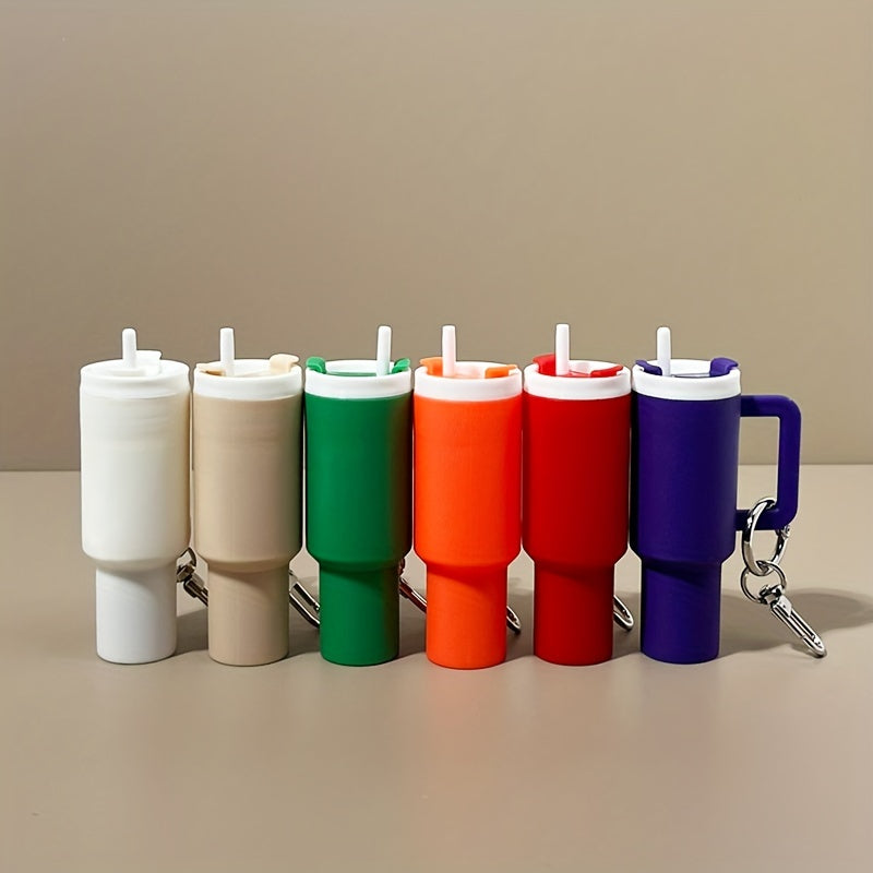 Mini Cup Keychain with Storage for Lipstick and Small Items, Cute Gift
