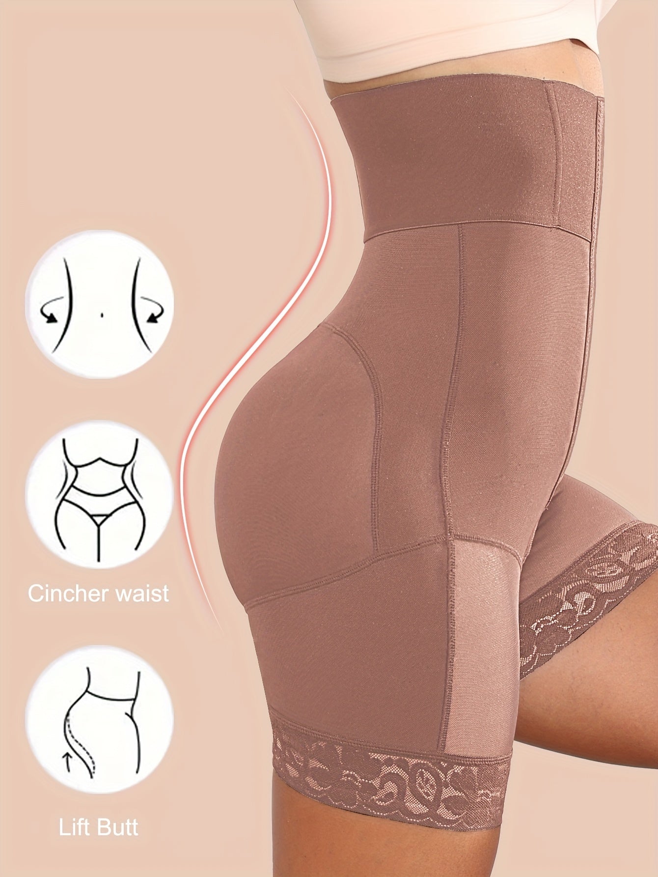 High-Waisted Shaping Pants for Postpartum Hip Abdomen Compression Leg Shaping