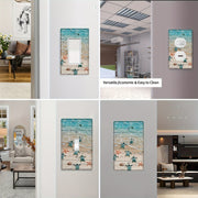 Ocean-Inspired Wooden Wall Switch Cover Decorates Walls Fits Standard Wall Boxes No Wires Needed 1 Piece